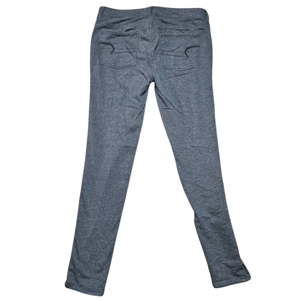 American Eagle Super Stretch Jegging Gray Size 8 Regular Skinny Pants